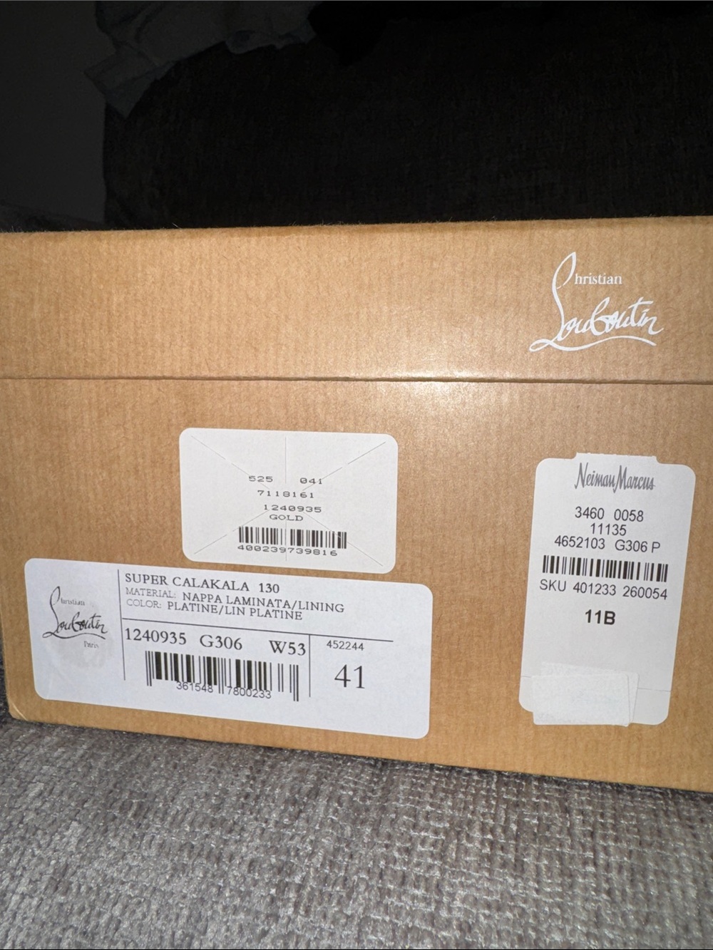 New Christian Louboutin super calakala 130mm - Picture 8 of 10